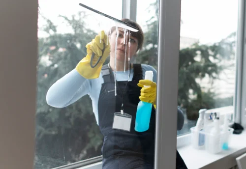 Nettoyage de vitres intérieures et extérieures à Mouroux
